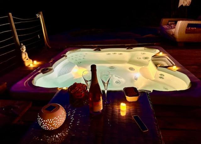 Chalet Sur Pilotis Avec Piscine Privee Luceram Luaran gambar