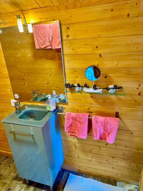 Chalet Sur Pilotis Avec Piscine Privee Luceram Luaran gambar